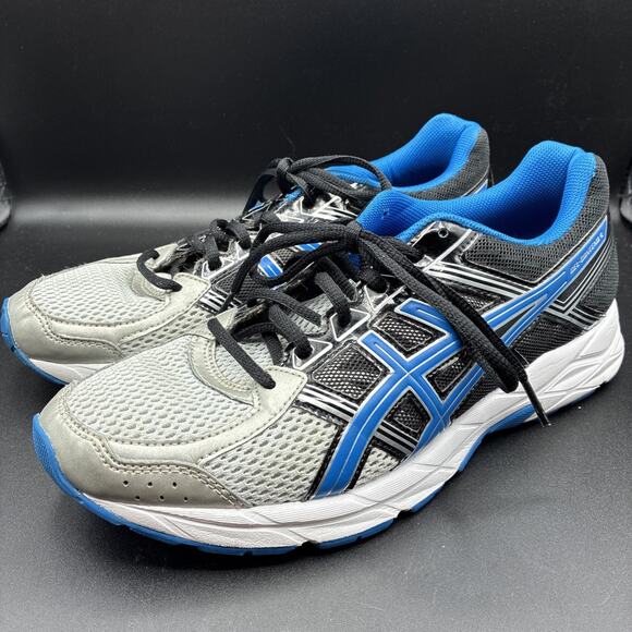 ASICS Gel-Contend 4 Men's 8 Gray Royal Low Top Athletic Running Shoes T715N - Picture 1 of 12